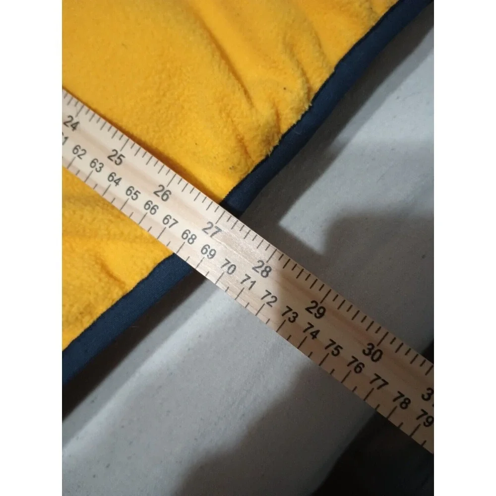 Vintage St Louis Blues Hockey Men's Reversible Jacket Blue‎ & Gold Size XL